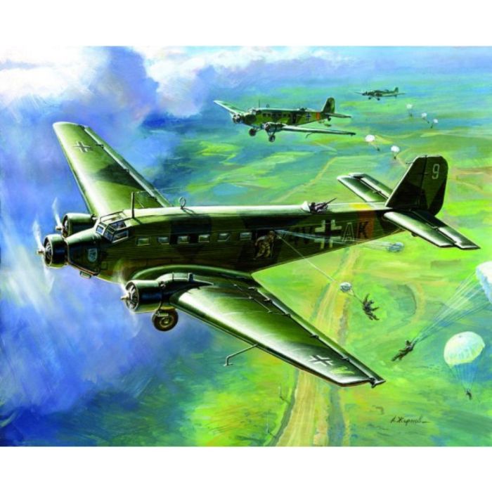 1:200 WWII Ju-52 Transport Plane